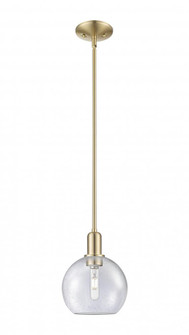 Athens - 1 Light - 8 inch - Champagne Bronze - Stem hung - Mini Pendant (3442|716-1S-CB-G124-8)