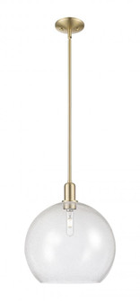 Athens - 1 Light - 14 inch - Champagne Bronze - Stem hung - Mini Pendant (3442|716-1S-CB-G124-14)