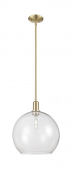 Athens - 1 Light - 14 inch - Champagne Bronze - Stem hung - Mini Pendant (3442|716-1S-CB-G122-14)