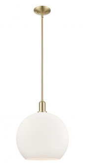 Athens - 1 Light - 14 inch - Champagne Bronze - Stem hung - Mini Pendant (3442|716-1S-CB-G121-14)