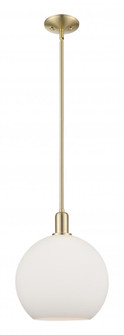 Athens - 1 Light - 12 inch - Champagne Bronze - Stem hung - Mini Pendant (3442|716-1S-CB-G121-12)