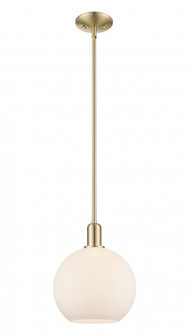Athens - 1 Light - 10 inch - Champagne Bronze - Stem hung - Mini Pendant (3442|716-1S-CB-G121-10)