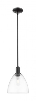 Bristol - 1 Light - 9 inch - Matte Black - Stem hung - Mini Pendant (3442|716-1S-BK-GBD-92)