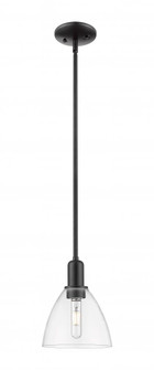 Bristol - 1 Light - 8 inch - Matte Black - Stem hung - Mini Pendant (3442|716-1S-BK-GBD-752)
