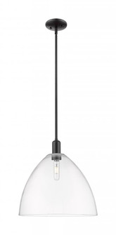 Bristol - 1 Light - 16 inch - Matte Black - Stem hung - Mini Pendant (3442|716-1S-BK-GBD-162)