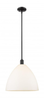 Bristol - 1 Light - 16 inch - Matte Black - Stem hung - Mini Pendant (3442|716-1S-BK-GBD-161)