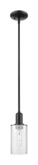 Clymer - 1 Light - 4 inch - Matte Black - Stem hung - Mini Pendant (3442|716-1S-BK-G802)