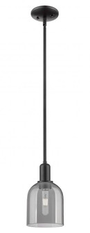 Bella - 1 Light - 6 inch - Matte Black - Stem hung - Mini Pendant (3442|716-1S-BK-G558-6SM)
