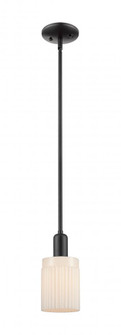 Hadley - 1 Light - 5 inch - Matte Black - Stem hung - Mini Pendant (3442|716-1S-BK-G341)