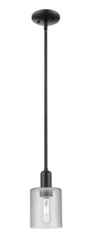 Cobbleskill - 1 Light - 5 inch - Matte Black - Stem hung - Mini Pendant (3442|716-1S-BK-G112)