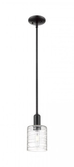 Cobbleskill - 1 Light - 5 inch - Matte Black - Stem hung - Mini Pendant (3442|716-1S-BK-G1113)