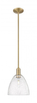 Bristol - 1 Light - 9 inch - Brushed Brass - Stem hung - Mini Pendant (3442|716-1S-BB-GBD-94)