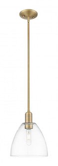 Bristol - 1 Light - 9 inch - Brushed Brass - Stem hung - Mini Pendant (3442|716-1S-BB-GBD-92)