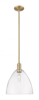 Bristol - 1 Light - 12 inch - Brushed Brass - Stem hung - Mini Pendant (3442|716-1S-BB-GBD-122)