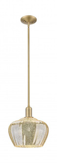 Fenton - 1 Light - 11 inch - Brushed Brass - Stem hung - Mini Pendant (3442|716-1S-BB-G96-L)