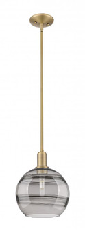 Rochester - 1 Light - 10 inch - Brushed Brass - Stem hung - Mini Pendant (3442|716-1S-BB-G556-10SM)