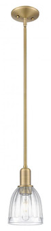 Brookfield - 1 Light - 6 inch - Brushed Brass - Stem hung - Mini Pendant (3442|716-1S-BB-G442)