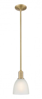 Castile - 1 Light - 6 inch - Brushed Brass - Stem hung - Mini Pendant (3442|716-1S-BB-G381)