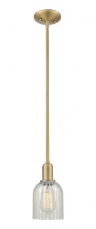 Caledonia - 1 Light - 5 inch - Brushed Brass - Stem hung - Mini Pendant (3442|716-1S-BB-G2511)