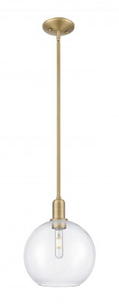 Athens - 1 Light - 10 inch - Brushed Brass - Stem hung - Mini Pendant (3442|716-1S-BB-G122-10)