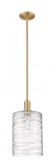 Cobbleskill - 1 Light - 9 inch - Brushed Brass - Stem hung - Mini Pendant (3442|716-1S-BB-G1113-L)