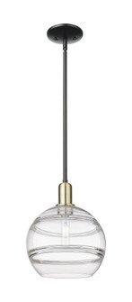 Rochester - 1 Light - 10 inch - Black Antique Brass - Stem hung - Mini Pendant (3442|716-1S-BAB-G556-10CL)