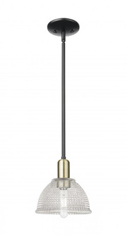Arietta - 1 Light - 8 inch - Black Antique Brass - Stem hung - Mini Pendant (3442|716-1S-BAB-G422)