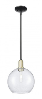 Athens - 1 Light - 10 inch - Black Antique Brass - Stem hung - Mini Pendant (3442|716-1S-BAB-G124-10)