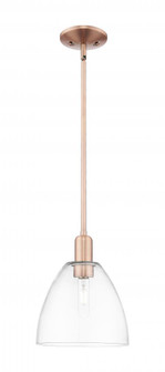 Bristol - 1 Light - 9 inch - Antique Copper - Stem hung - Mini Pendant (3442|716-1S-AC-GBD-92)