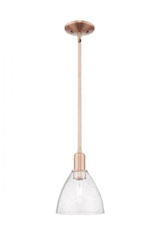Bristol - 1 Light - 8 inch - Antique Copper - Stem hung - Mini Pendant (3442|716-1S-AC-GBD-754)