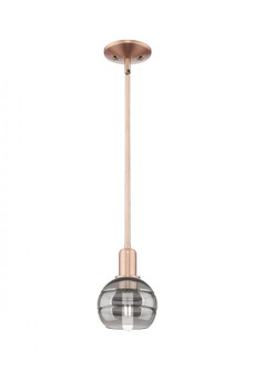 Rochester - 1 Light - 6 inch - Antique Copper - Stem hung - Mini Pendant (3442|716-1S-AC-G556-6SM)
