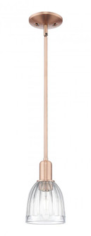 Brookfield - 1 Light - 6 inch - Antique Copper - Stem hung - Mini Pendant (3442|716-1S-AC-G442)