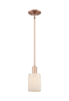 Hadley - 1 Light - 5 inch - Antique Copper - Stem hung - Mini Pendant (3442|716-1S-AC-G341)