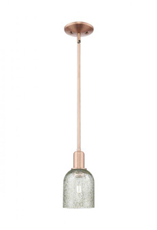 Caledonia - 1 Light - 5 inch - Antique Copper - Stem hung - Mini Pendant (3442|716-1S-AC-G259)