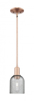 Caledonia - 1 Light - 5 inch - Antique Copper - Stem hung - Mini Pendant (3442|716-1S-AC-G257)