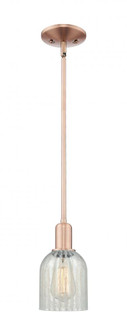 Caledonia - 1 Light - 5 inch - Antique Copper - Stem hung - Mini Pendant (3442|716-1S-AC-G2511)