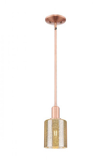 Cobbleskill - 1 Light - 5 inch - Antique Copper - Stem hung - Mini Pendant (3442|716-1S-AC-G116)