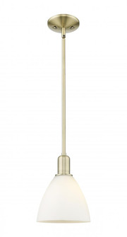 Bristol - 1 Light - 8 inch - Antique Brass - Stem hung - Mini Pendant (3442|716-1S-AB-GBD-751)