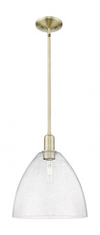Bristol - 1 Light - 12 inch - Antique Brass - Stem hung - Mini Pendant (3442|716-1S-AB-GBD-124)