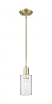 Clymer - 1 Light - 4 inch - Antique Brass - Stem hung - Mini Pendant (3442|716-1S-AB-G802)