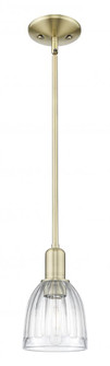 Brookfield - 1 Light - 6 inch - Antique Brass - Stem hung - Mini Pendant (3442|716-1S-AB-G442)