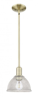 Arietta - 1 Light - 8 inch - Antique Brass - Stem hung - Mini Pendant (3442|716-1S-AB-G422)