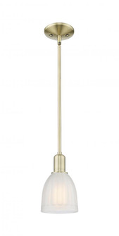 Brookfield - 1 Light - 6 inch - Antique Brass - Stem hung - Mini Pendant (3442|716-1S-AB-G441)
