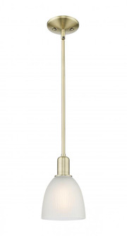 Castile - 1 Light - 6 inch - Antique Brass - Stem hung - Mini Pendant (3442|716-1S-AB-G381)