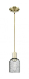 Caledonia - 1 Light - 5 inch - Antique Brass - Stem hung - Mini Pendant (3442|716-1S-AB-G257)