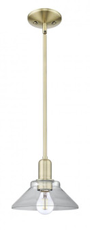 Orwell - 1 Light - 8 inch - Antique Brass - Stem hung - Mini Pendant (3442|716-1S-AB-G132)