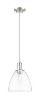 Bristol - 1 Light - 9 inch - Brushed Satin Nickel - Cord hung - Mini Pendant (3442|716-1P-SN-GBD-92)
