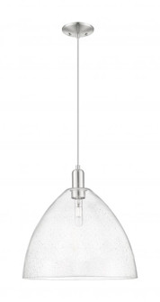 Bristol - 1 Light - 16 inch - Brushed Satin Nickel - Cord hung - Mini Pendant (3442|716-1P-SN-GBD-164)
