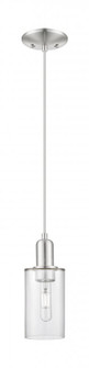 Clymer - 1 Light - 4 inch - Brushed Satin Nickel - Cord hung - Mini Pendant (3442|716-1P-SN-G802)