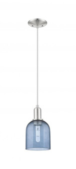 Bella - 1 Light - 6 inch - Brushed Satin Nickel - Cord hung - Mini Pendant (3442|716-1P-SN-G558-6BL)